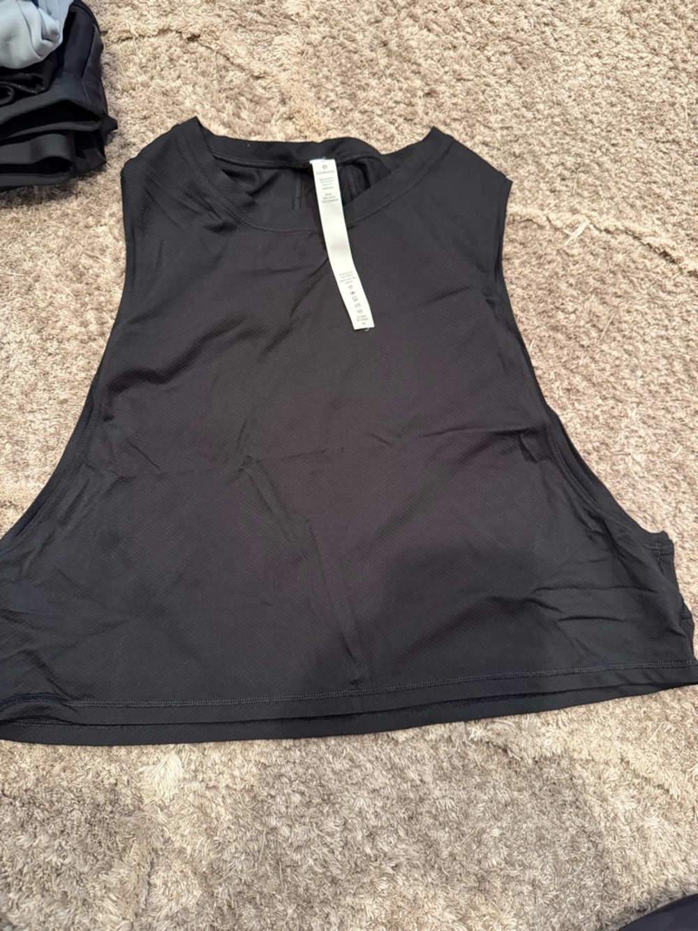 Women’s Black Sleeveless Crop Tank Top-Activewear
